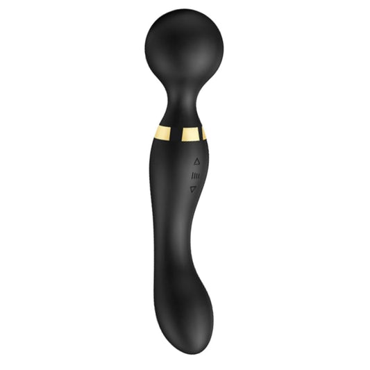 Eesome Double vibration body massager, Handheld Dual Massager Stick 360 Degrees Rotation, Rechargeable Electric Pain Relief & Relaxation Device